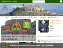 Tablet Screenshot of diocesiacerenza.it